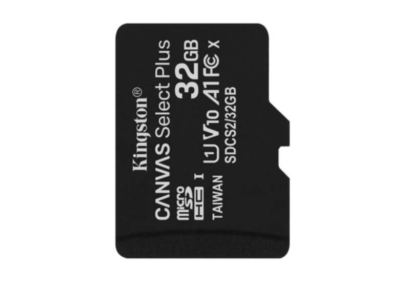 Карта пам'яті Kingston microSDXC Canvas Select Plus 32 GB Class 10 А1 з адаптером (SDCS2/32 GB)