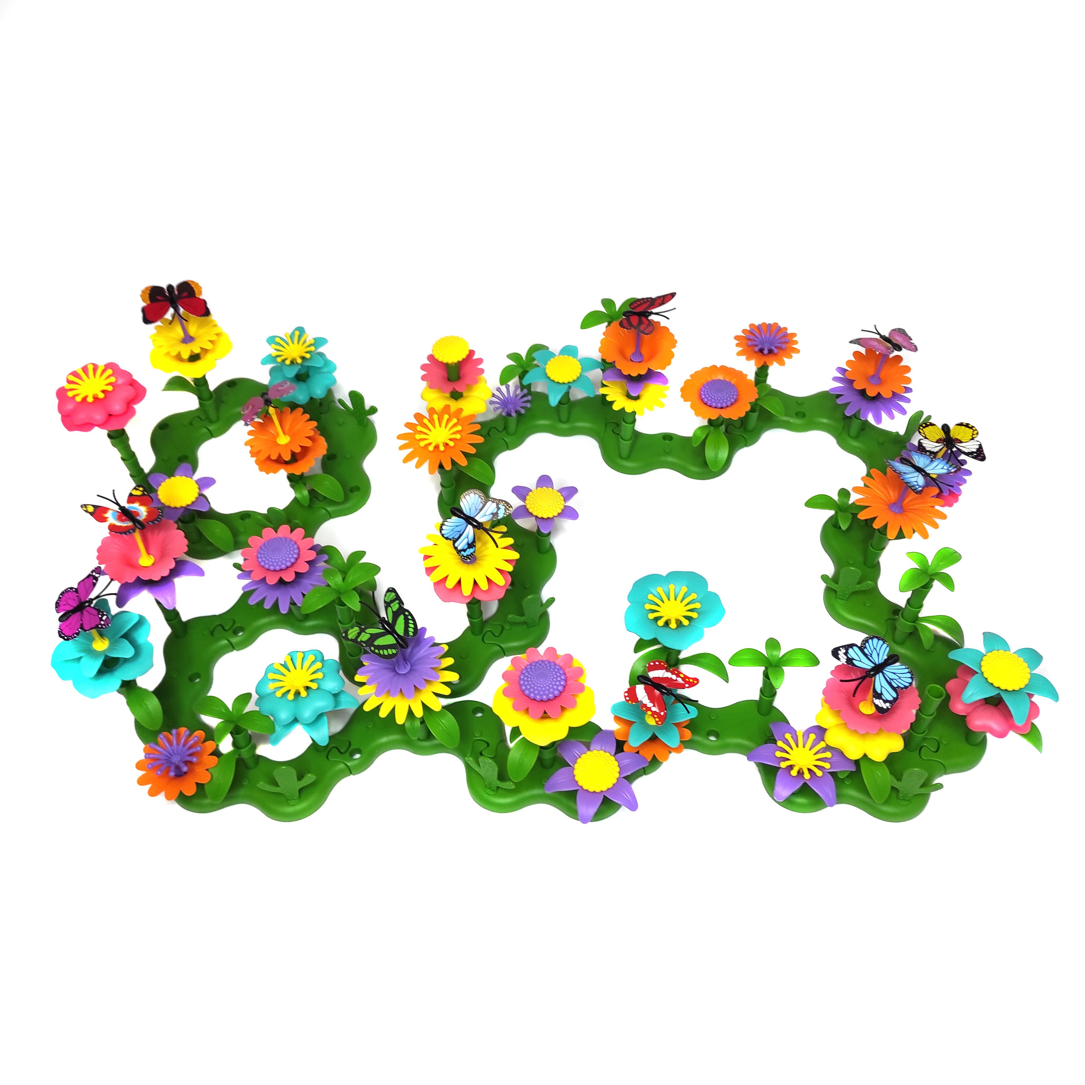 Конструктор для дівчаток Квітковий сад Garden 272 деталі One Two Fun (922559) - фото 3 Конструктор для дівчаток Квітковий сад Garden 272 деталі One Two Fun (922559) - фото 3