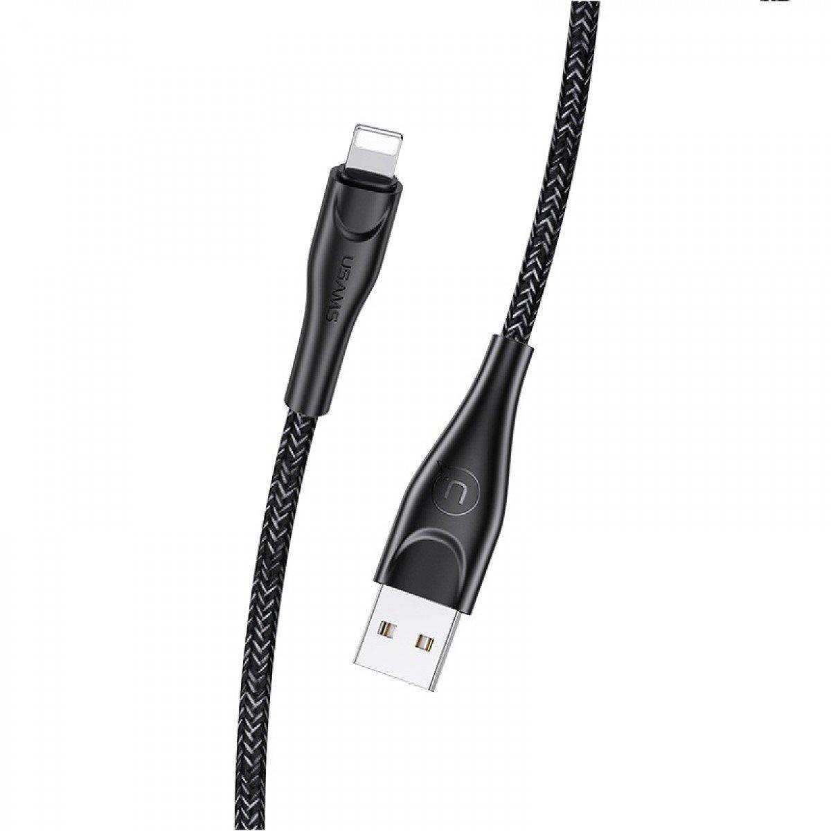 Кабель Usams US-SJ391 U41 Lightning Braided Data and Charging Cable 1 м Black (SJ391USB01)