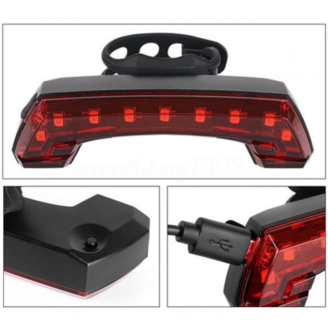 Велосипедная задняя фара BG-806-11SMD ЗУ micro USB + поворотники - фото 7 Велосипедная задняя фара BG-806-11SMD ЗУ micro USB + поворотники - фото 7