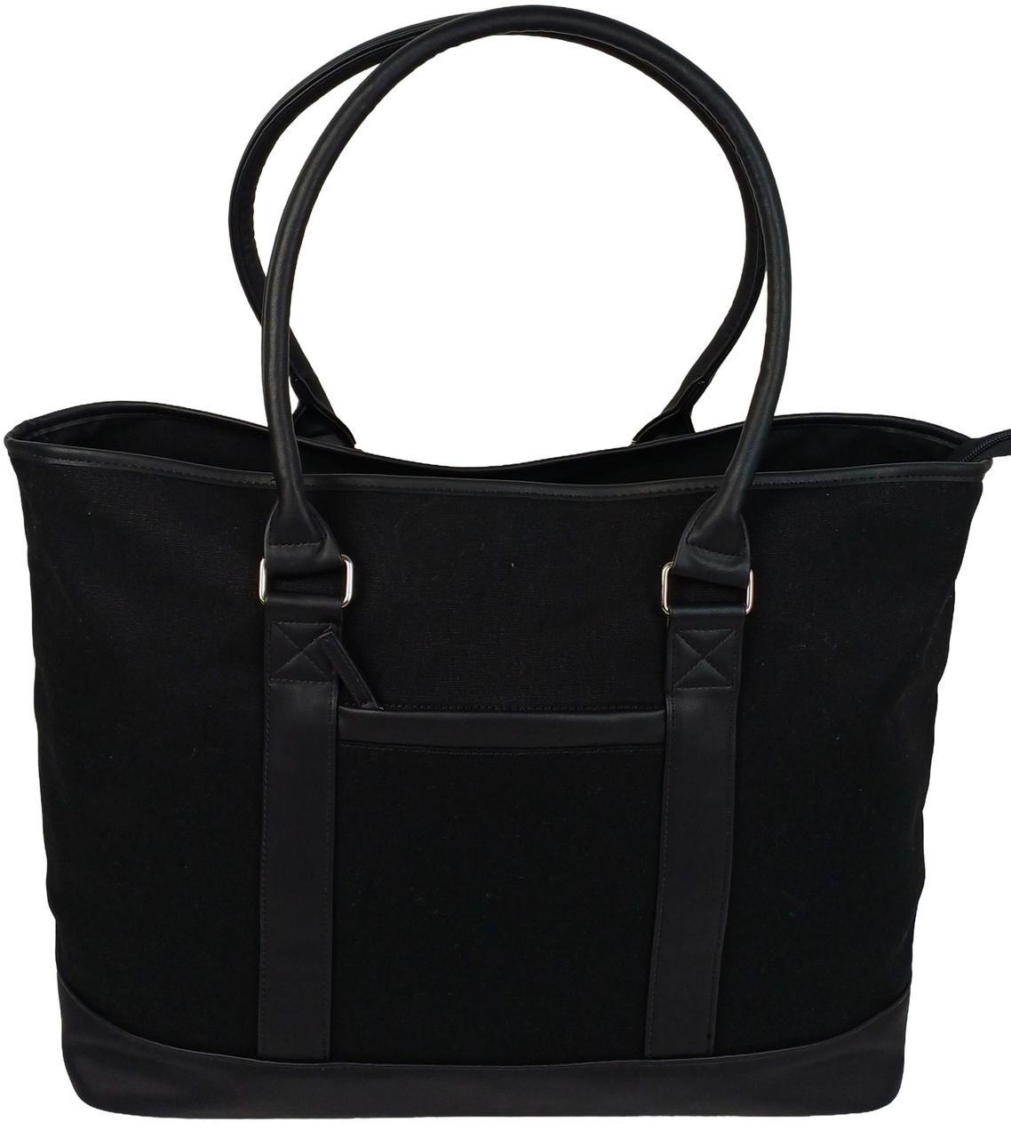 Сумка дорожная саквояж Live in Style Weekender коттон 40 л 55x35x24 см Черный