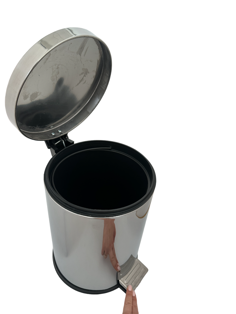 Мусорное ведро из нержавеющей стали с педалью 12 л (4516.2435S.430.12) - фото 4 Мусорное ведро из нержавеющей стали с педалью 12 л (4516.2435S.430.12) - фото 4