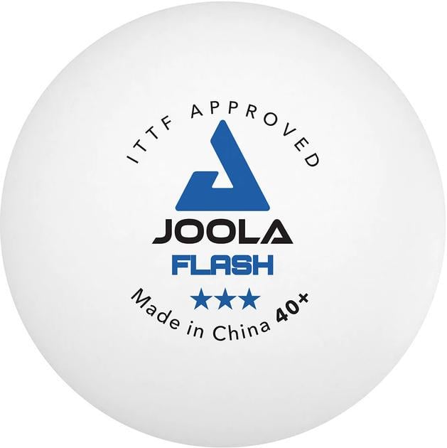Мячики для настольного тенниса Joola Flash 40+ 6 шт. Белый (930941)