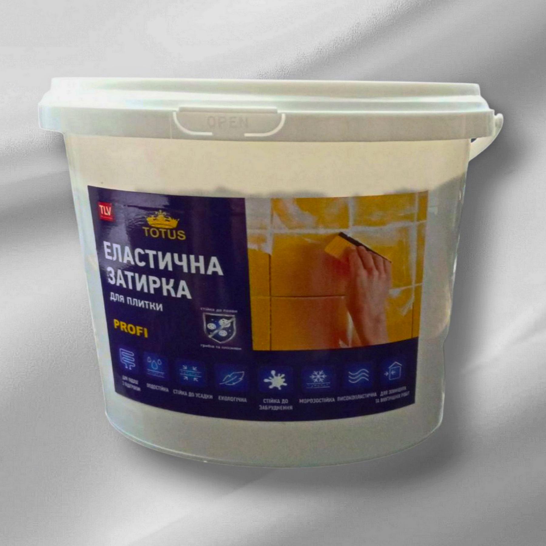 Затирка эластичная для плитки Totus Profi 2 кг (29199)