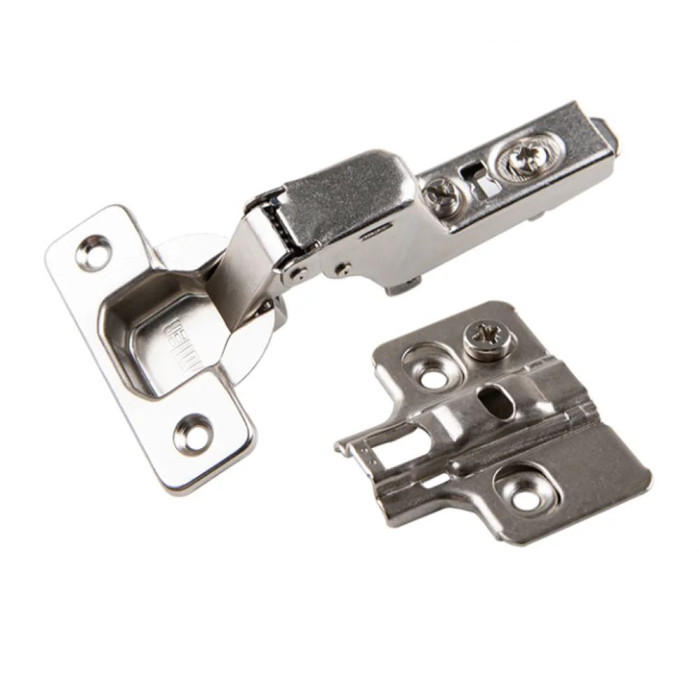 Петля Muller внутрішня з монтажною планкою 105° Clip-On D 35 мм з доводчиком 3D (MP0019)