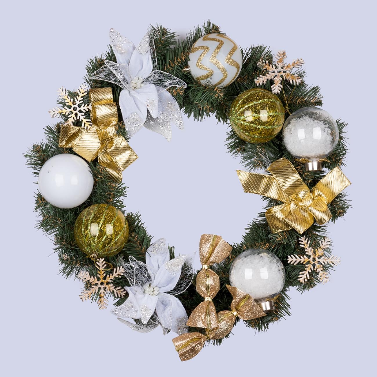 Вінок Yes! Fun Мускарі D35 см прикрашений (0904445)