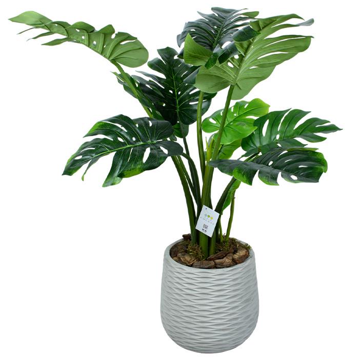 Искусственное растение Monstera в кашпо 110 см (TW-0486-1) - фото 2