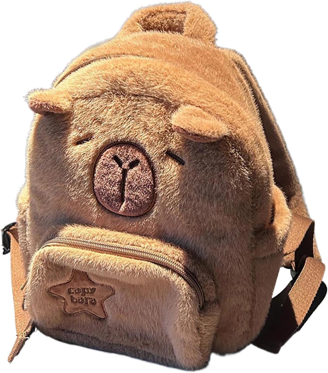 Рюкзак-іграшка Капібара плюшевий 30 см - фото 8