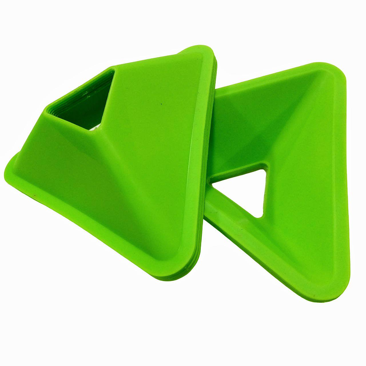 Фишки футбольные тренировочные Sportreal 160142 10 шт. Green (23493651)