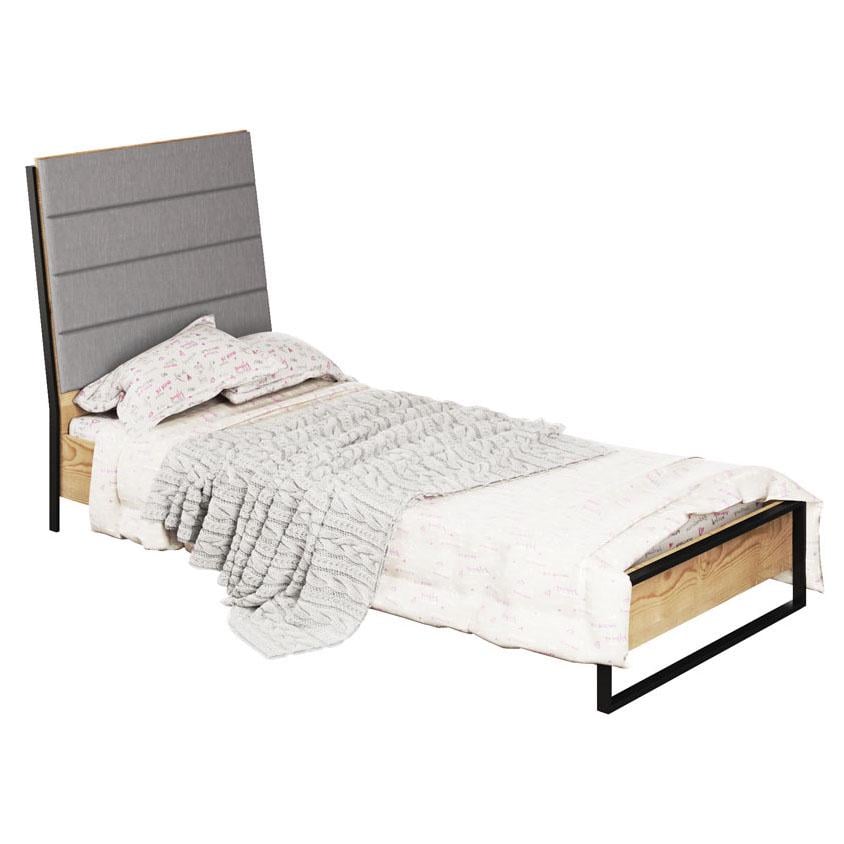 Спальня дитяча Світ меблів Лофт 1 односпальне ліжко 90x200 см 6 пр. Дуб артизан - фото 3