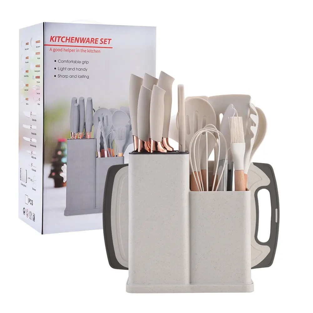 Набір кухонного приладдя Kitchenware Set 19 предметів Білий - фото 10 Набір кухонного приладдя Kitchenware Set 19 предметів Білий - фото 10