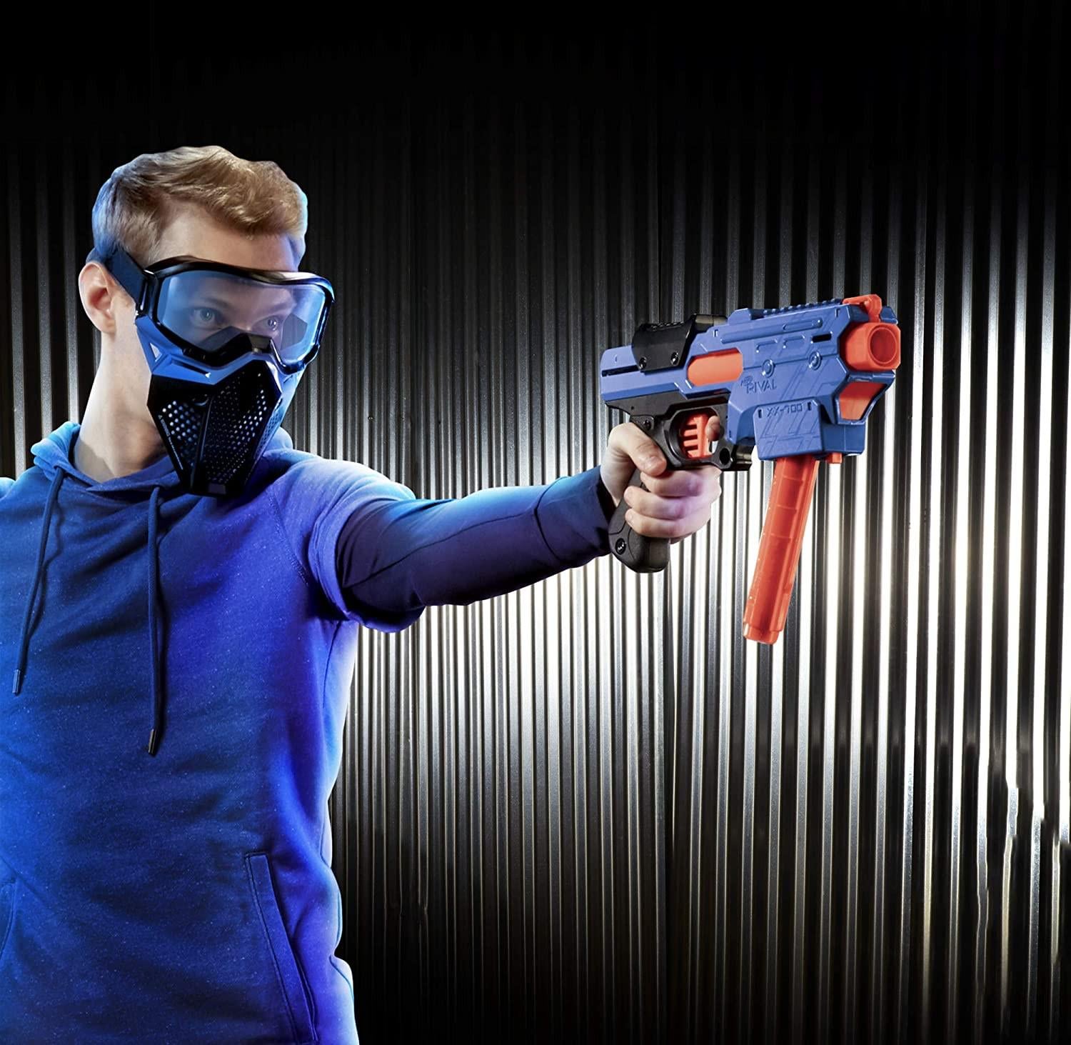 ᐉ Бластер Nerf E8877 Rival Finisher XX-700 Blue (NRF58) • Купить
