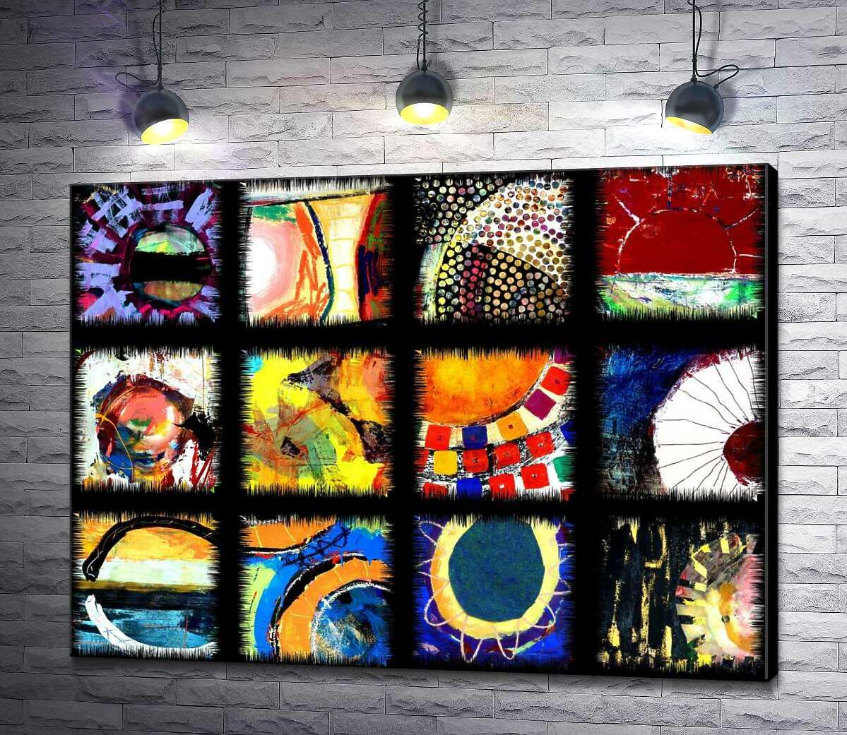 Картина ArtPoster Разноцветные абстрактные узоры 130x98 см Модуль №1 (002384) Картина ArtPoster Разноцветные абстрактные узоры 130x98 см Модуль №1 (002384)