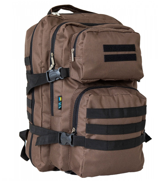 Рюкзак VA R-148 40 л Molle Коричневый
