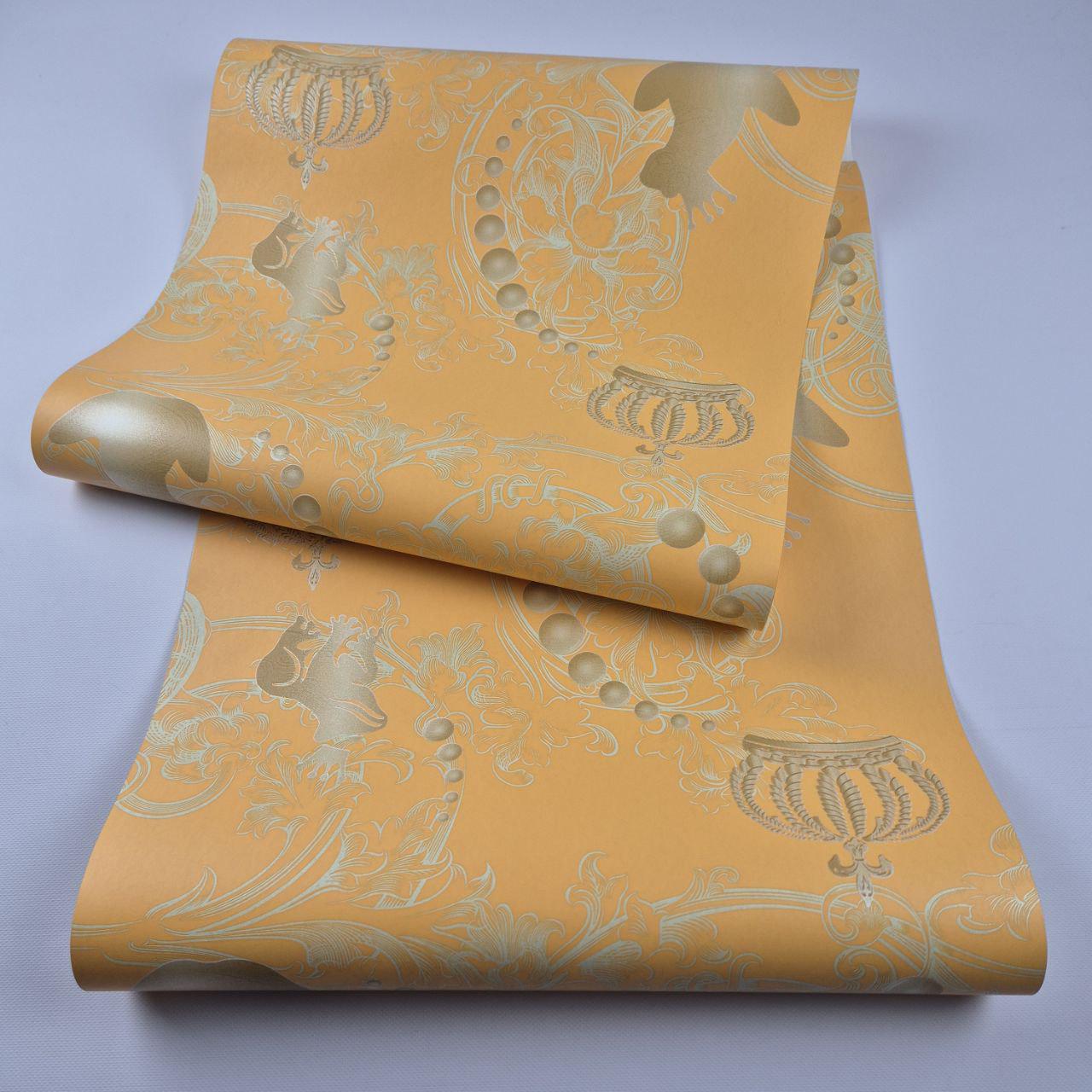 Шпалери миючі флізелінові Marburg 54113 0,53х10,05 м Помаранчевий (30658603) - фото 2 Шпалери миючі флізелінові Marburg 54113 0,53х10,05 м Помаранчевий (30658603) - фото 2