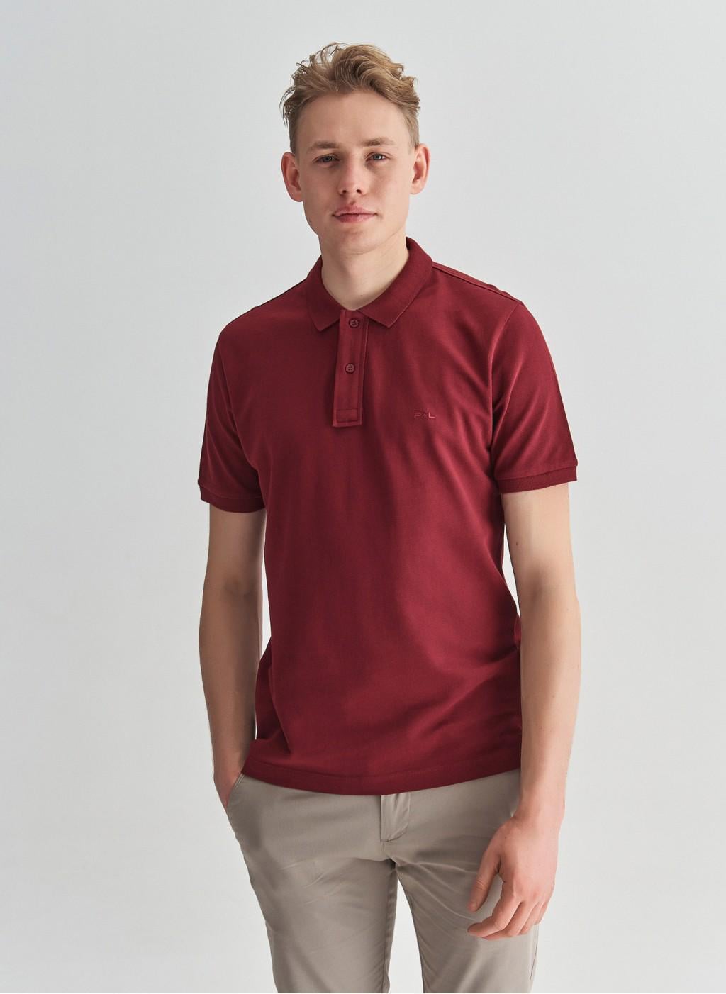 Поло мужское Pako Lorente P22SN-TX-001-D M Бордовый Поло мужское Pako Lorente P22SN-TX-001-D M Бордовый