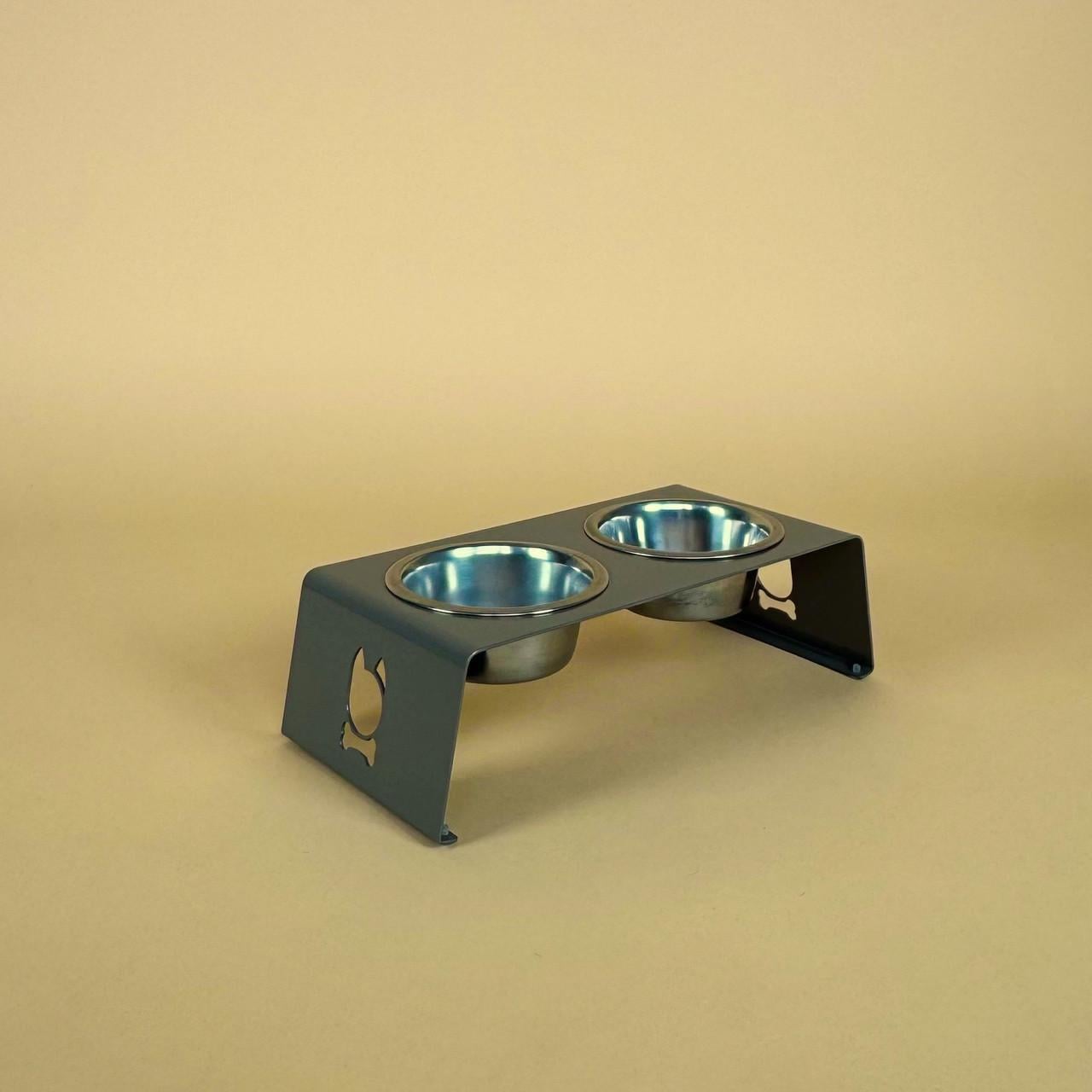 Кормушка для собак и кошек STEEL M Grey (2491871500)