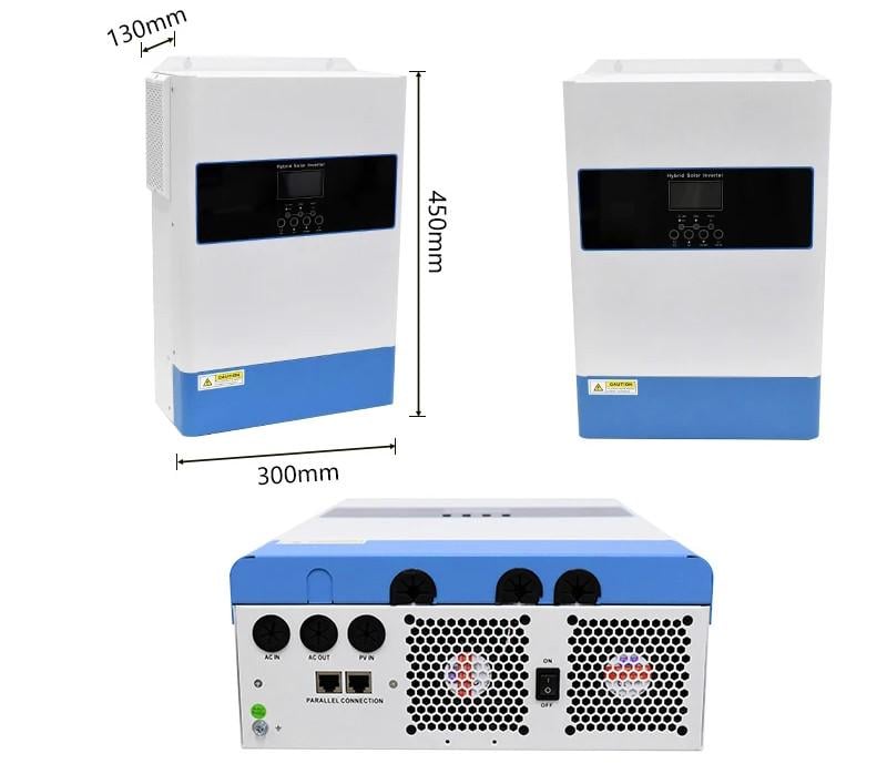 Інвертор гібридний Anern AN-SCI02-PA-6200 (24686581) - фото 2 Інвертор гібридний Anern AN-SCI02-PA-6200 (24686581) - фото 2