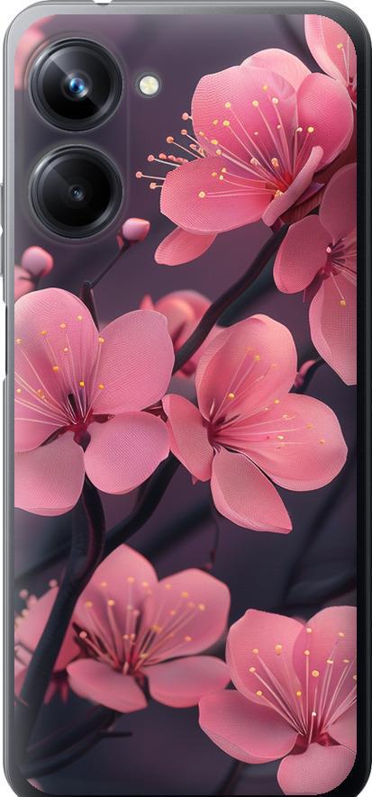 Чехол на Realme 10 Pro Пурпурная сакура (6075u-2945-42517)