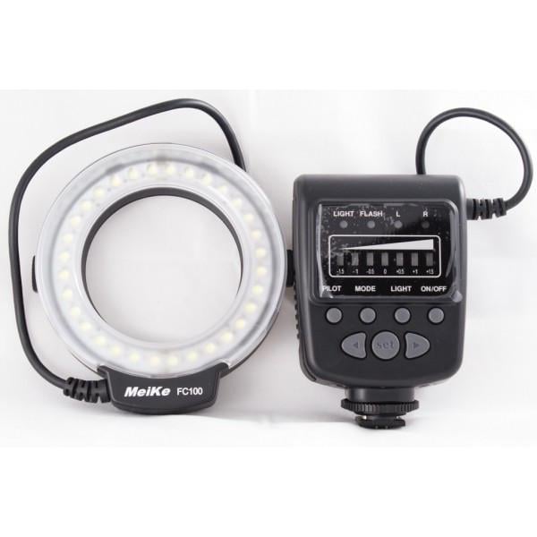 Кільцевий LED макроспалах MeiKe FC-100 для камер PENTAX (51443412)