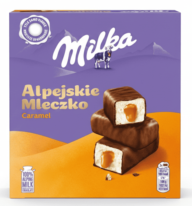 Конфеты птичье молоко Milka Alpine Milk Caramel 330 г (2838411219)