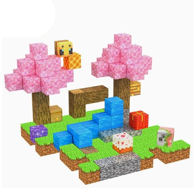 Конструктор магнитный Minecraft 128 элементов 4 персонажа Разноцветный (2997044910) Конструктор магнитный Minecraft 128 элементов 4 персонажа Разноцветный (2997044910)