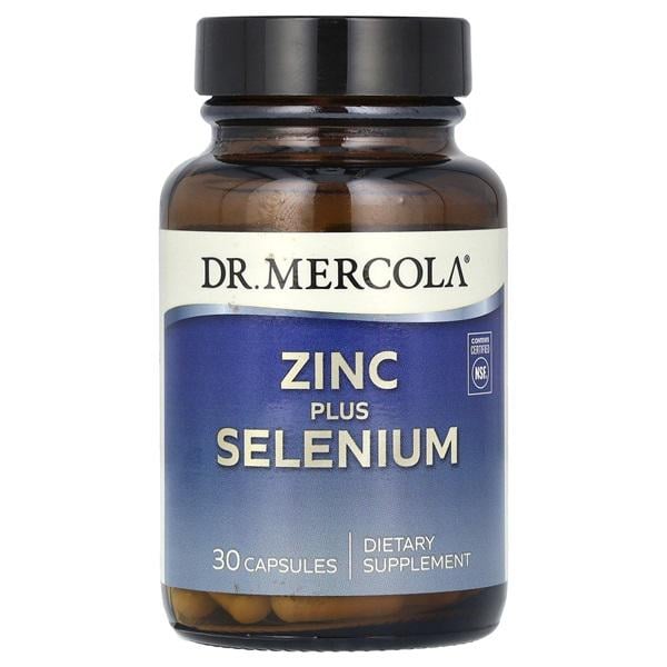 Цинк Dr. Mercola Zinc Plus Selenium 30 капс. (000013449)