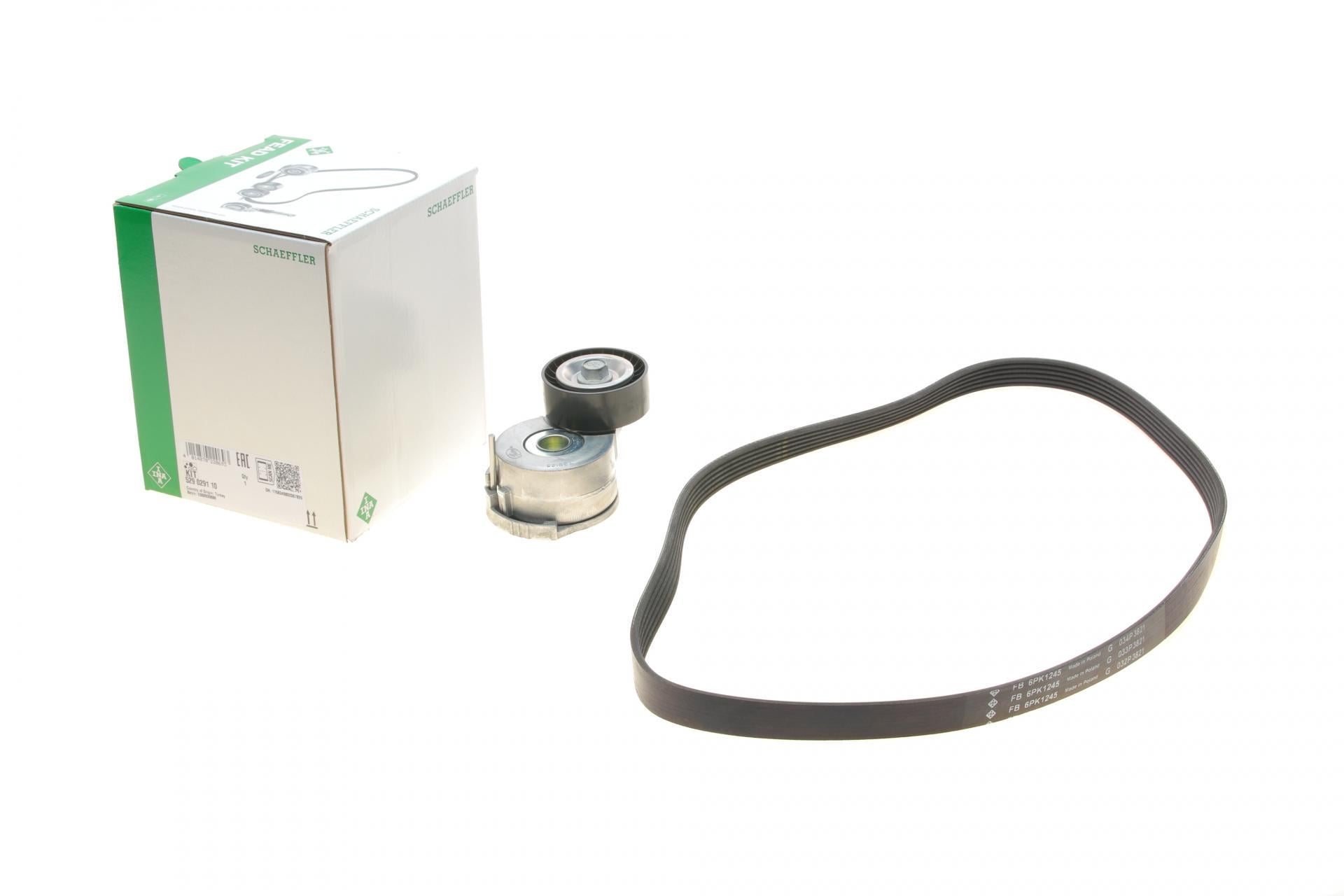 Комплект ремня генератора INA Citroen Jumpy/Peugeot Expert 2.0 HDi 09-6PK1245 (529 0291 10) Комплект ремня генератора INA Citroen Jumpy/Peugeot Expert 2.0 HDi 09-6PK1245 (529 0291 10)