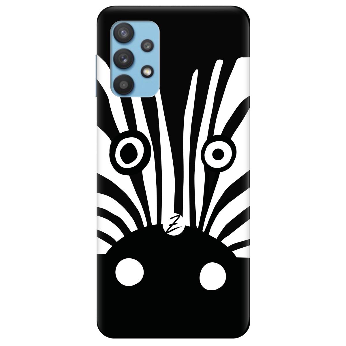 Силиконовый чехол Zorrov для Samsung Galaxy A32 - Zebra (15500040181121688) - фото 1