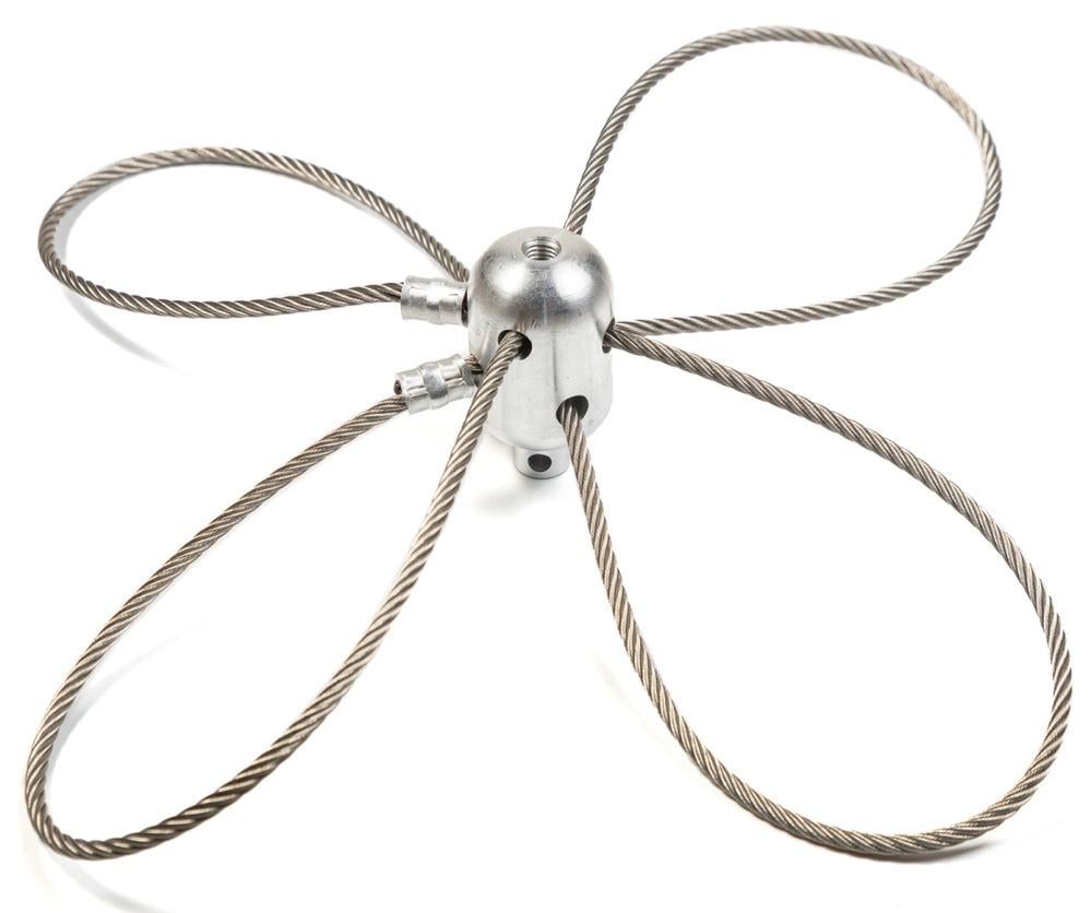 Щітка алюмінієва з тросами до набору Ecodym Турбо-Щітка 370 мм (114913SV)