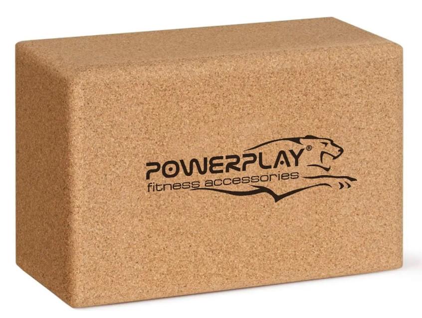 Блок для йоги PowerPlay PP4006 из коркового дерева Cork Yoga Block (PP_4006_Cork)