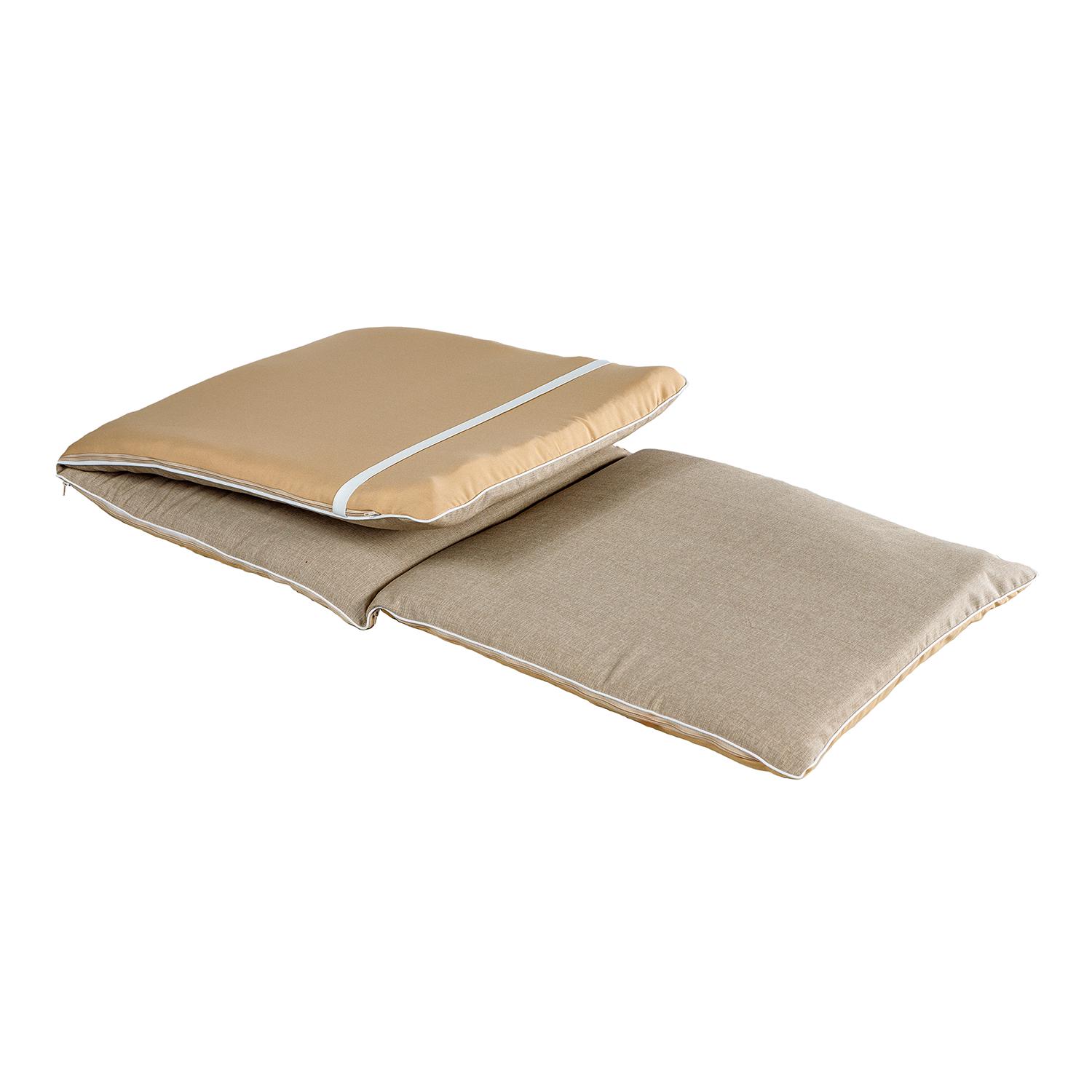 Матрас для шезлонга Ost-Fran TRIO тексилк 189x58x5 см Светло-бежевый меланж 4212 (3913) - фото 2 Матрас для шезлонга Ost-Fran TRIO тексилк 189x58x5 см Светло-бежевый меланж 4212 (3913) - фото 2