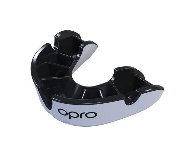Капа Opro Junior Silver White/Black (art.002190006)