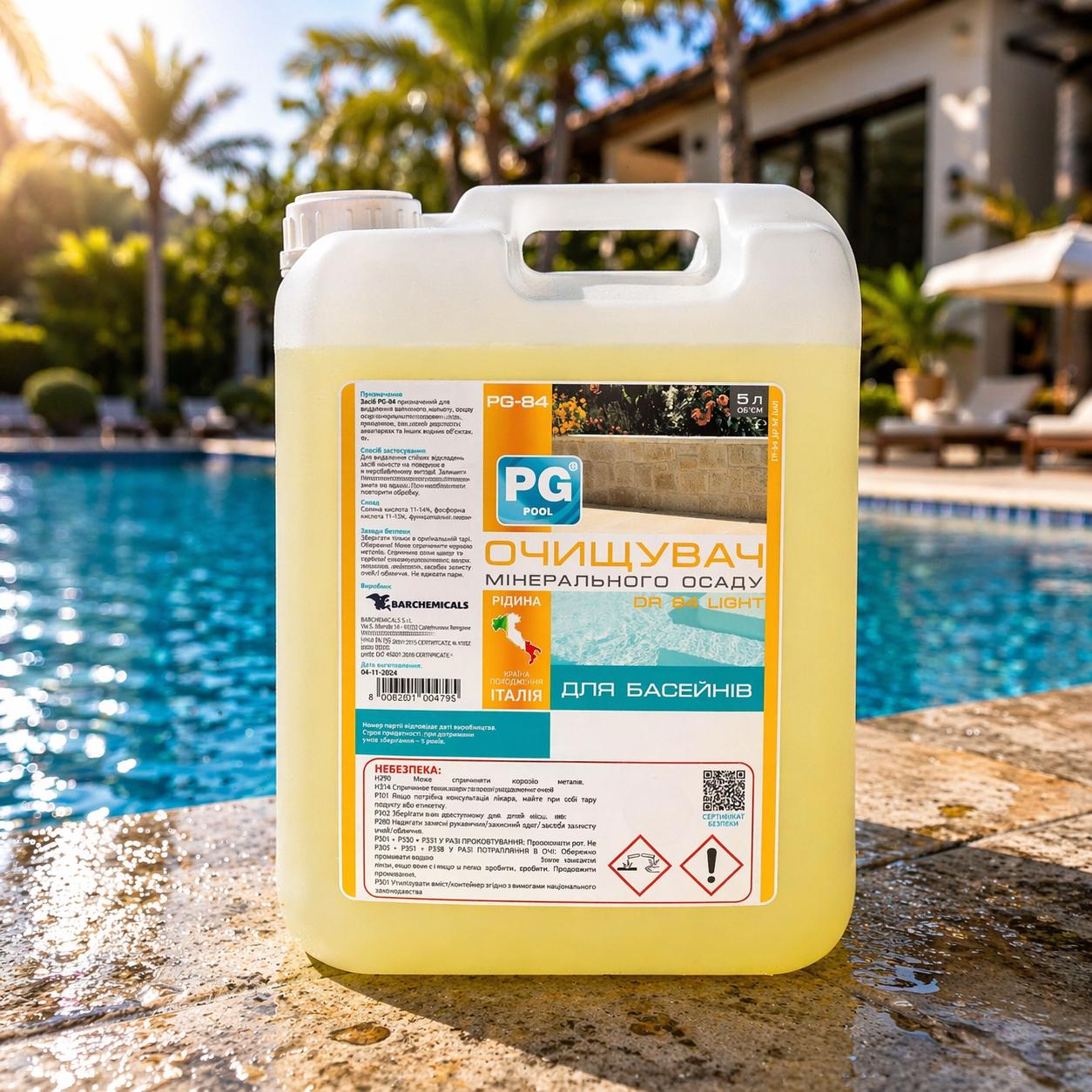 Средство Barchemicals для очистки ватерлинии бассейна и СПА 10 л (PG-84.10L)