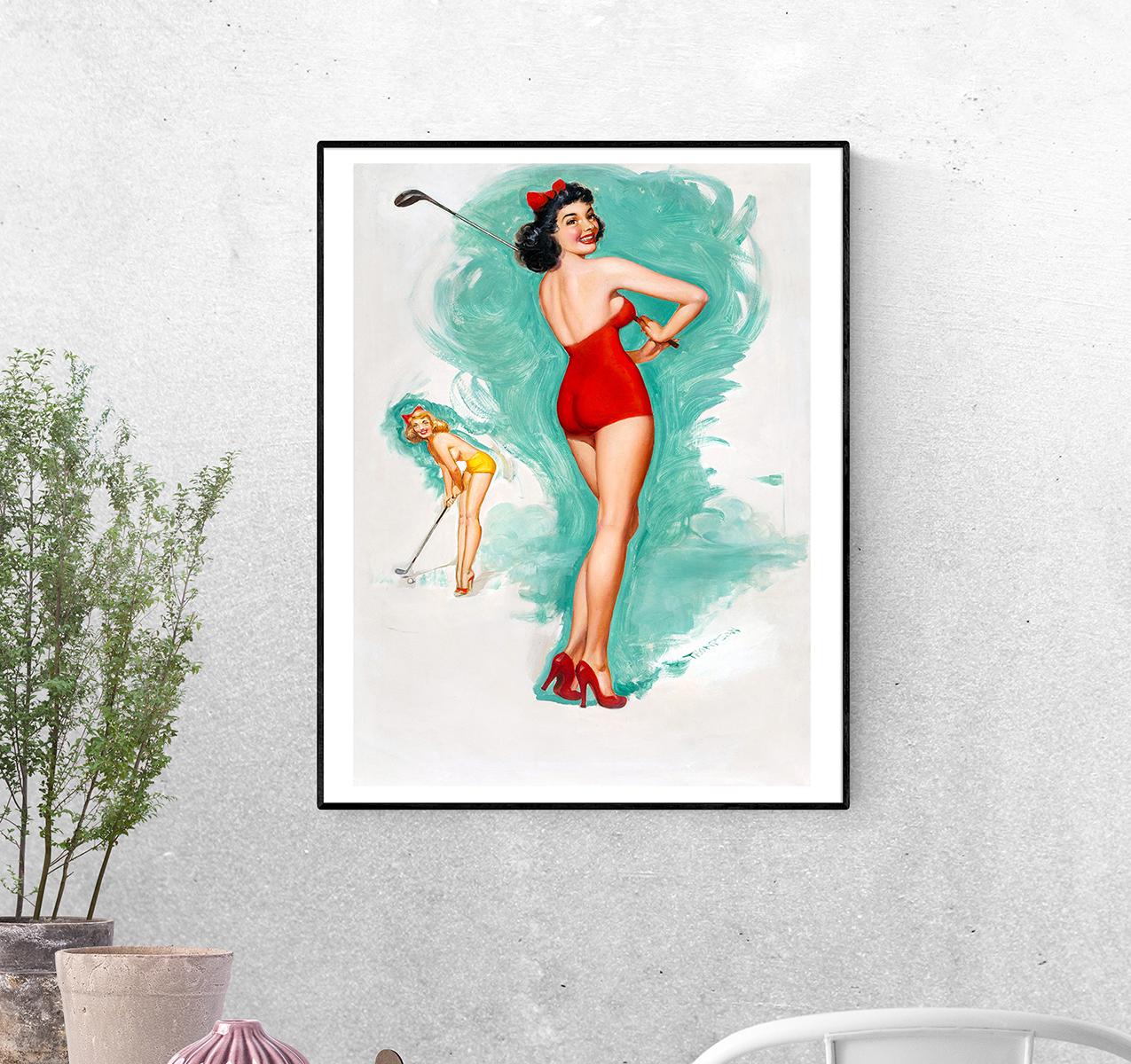 Постер Как вам моя спина. Джерри Т.Н. Томпсон формат А-1 (pin_up010121_Poster)