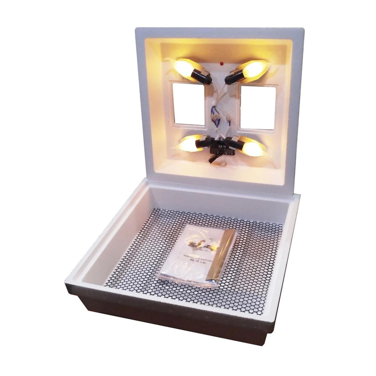 Инкубатор Наседка ИБ-70 литой корпус с цифровым терморегулятором на 70 яиц (87025)