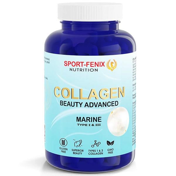Хондропротектор для спорта Sport-Fenix ​​Collagen Beauty Advanced 120 капс. (000026588)