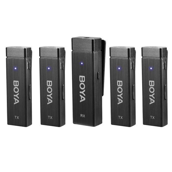 Мікрофон бездротовий чотириканальний Boya BY-W4 2,4 ГГц 30 м (1864821185)