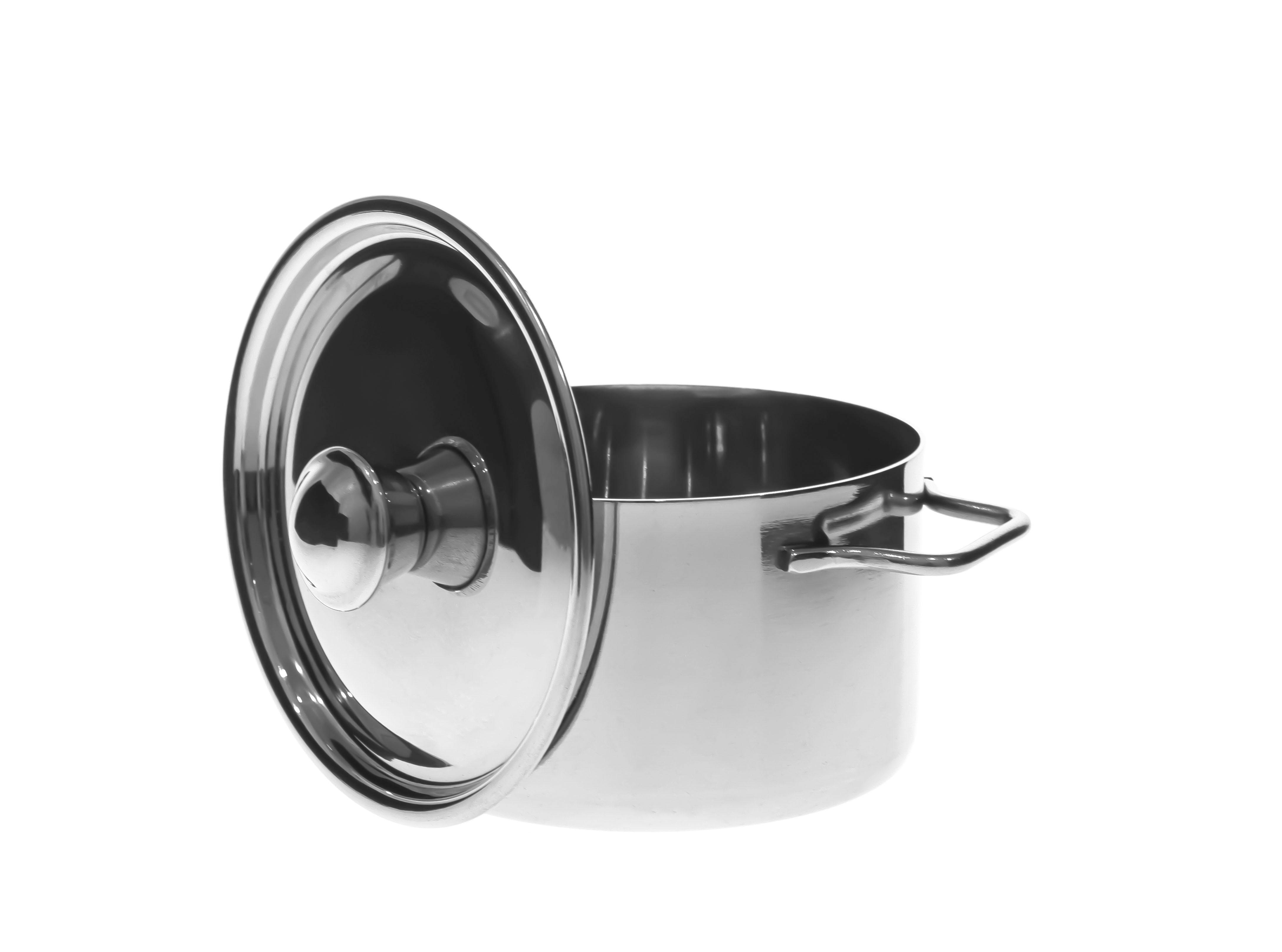 Каструля One Chef з нержавіючої сталі 470 мл d 10 см h 6 см з двома ручками без кришки - фото 3 Каструля One Chef з нержавіючої сталі 470 мл d 10 см h 6 см з двома ручками без кришки - фото 3