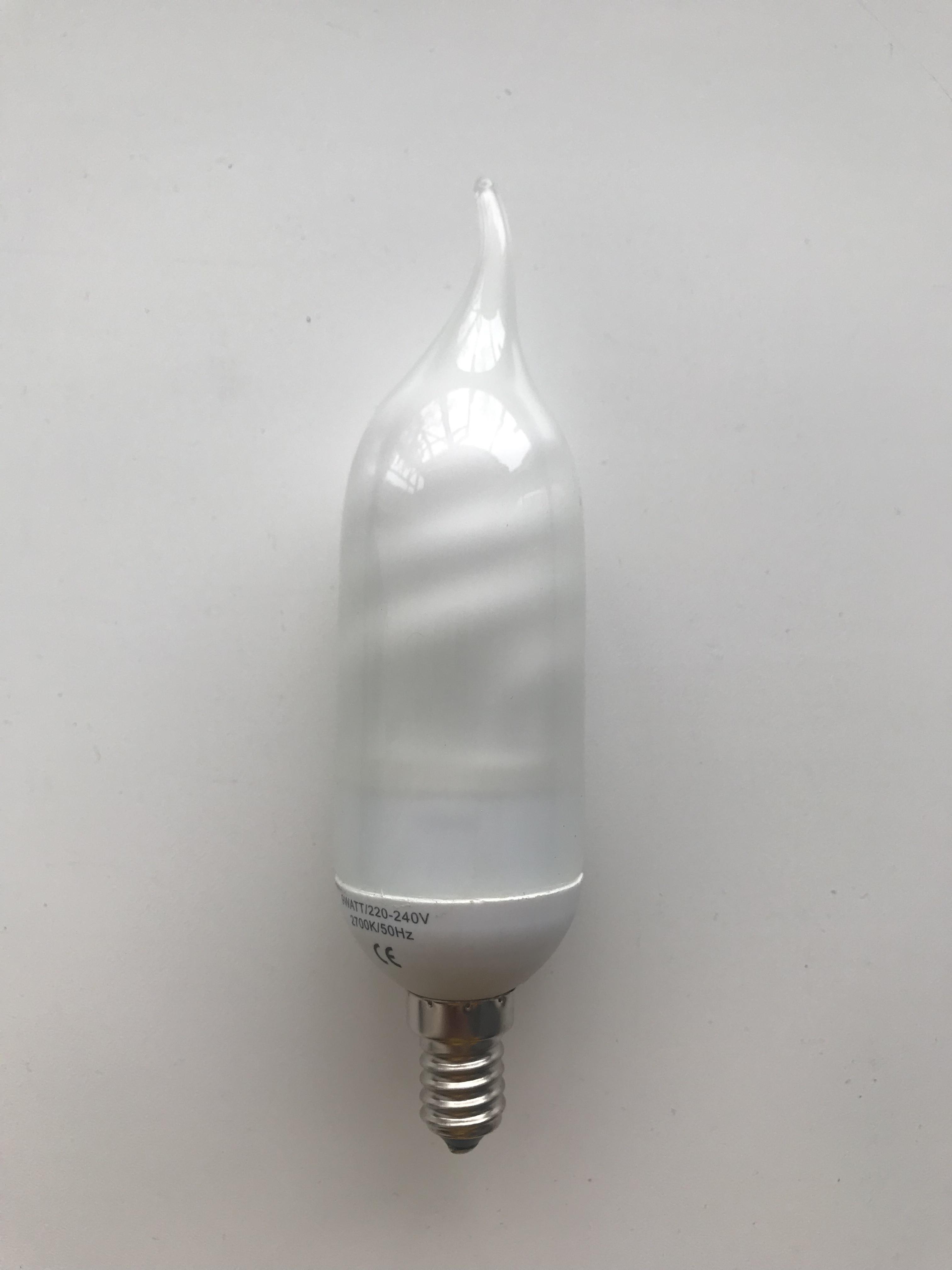 Лампа энергосберегающая Ecolight свеча на ветру 9 Вт E14 2700К Теплый мягкий желтый (20409119) - фото 9 Лампа энергосберегающая Ecolight свеча на ветру 9 Вт E14 2700К Теплый мягкий желтый (20409119) - фото 9