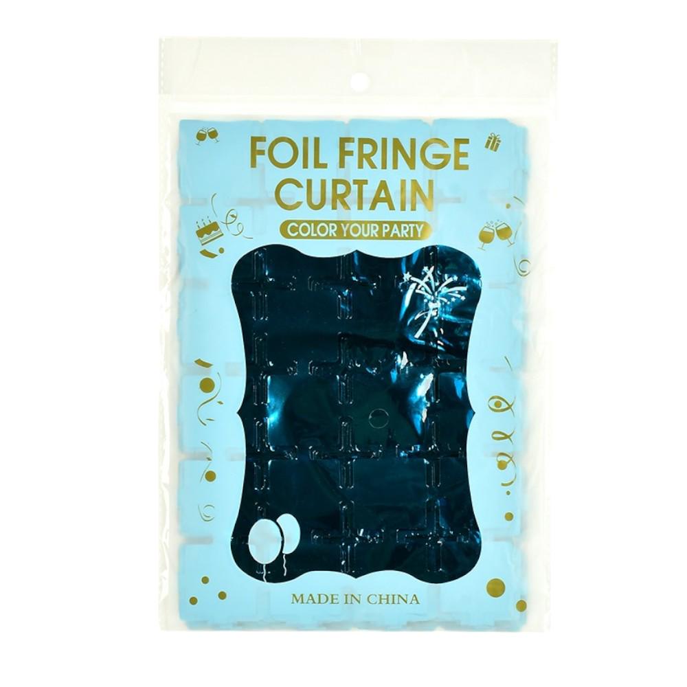 Шторка для фотозони Stenson M48318 глянцева 100х200 см Бірюзовий (f61c8d89)