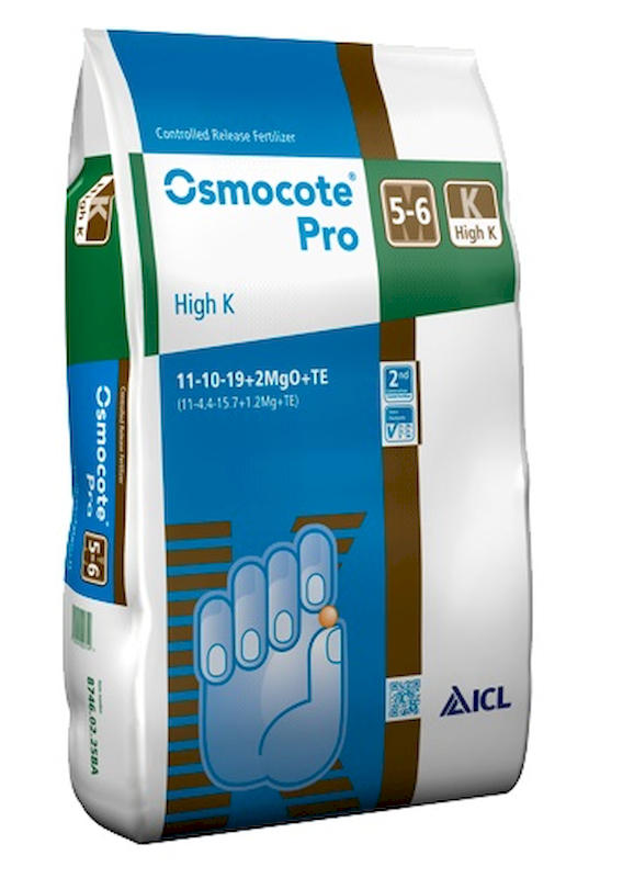 Добриво Osmocote exact High K 12+7+19+Te 5-6 М 25 кг