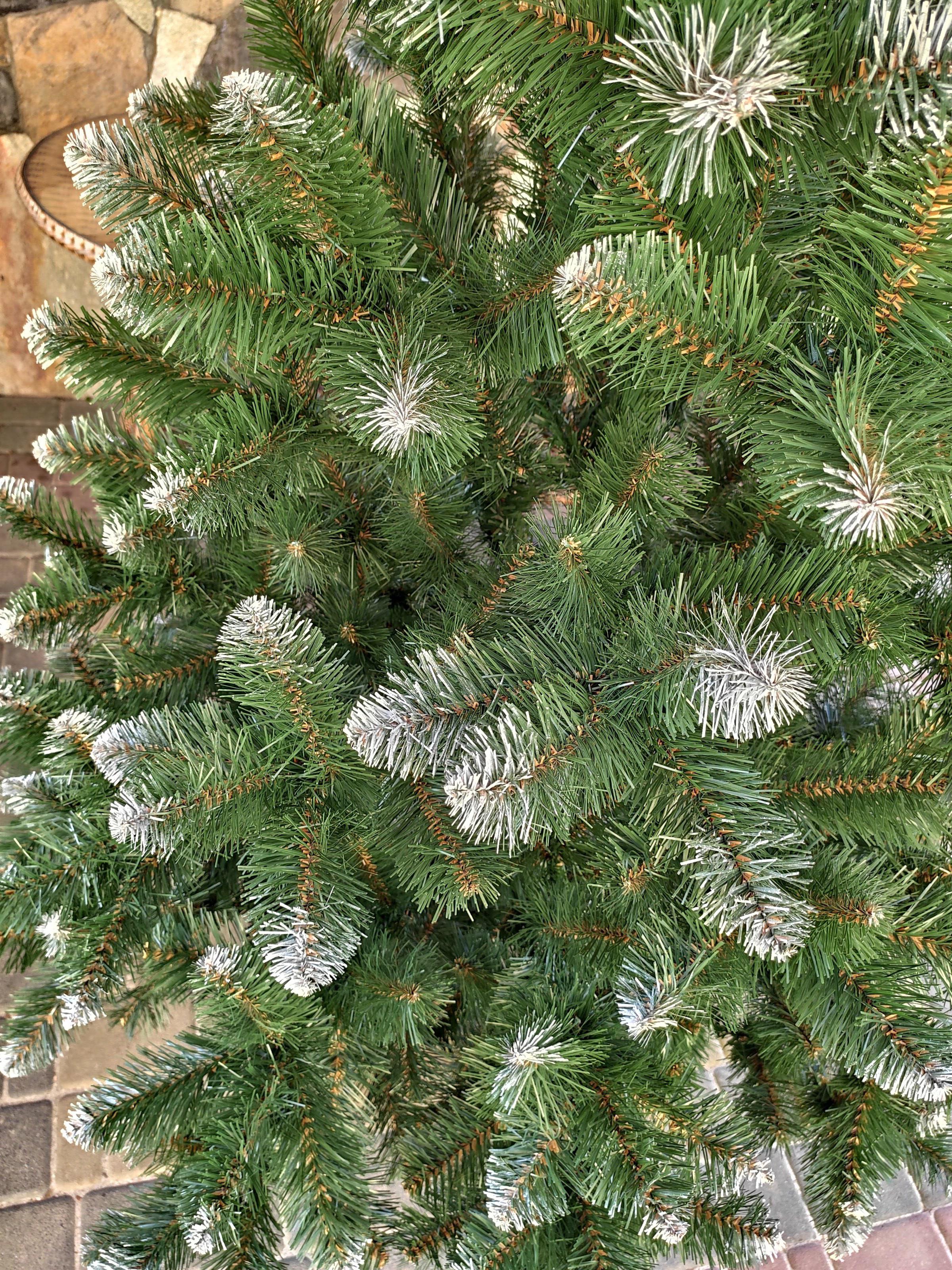 Ялинка штучна Хатинка Снігова Королева із засніженими кінчиками та металевою підставкою 3,00 м Зелений (С.К-300) - фото 3 Ялинка штучна Хатинка Снігова Королева із засніженими кінчиками та металевою підставкою 3,00 м Зелений (С.К-300) - фото 3