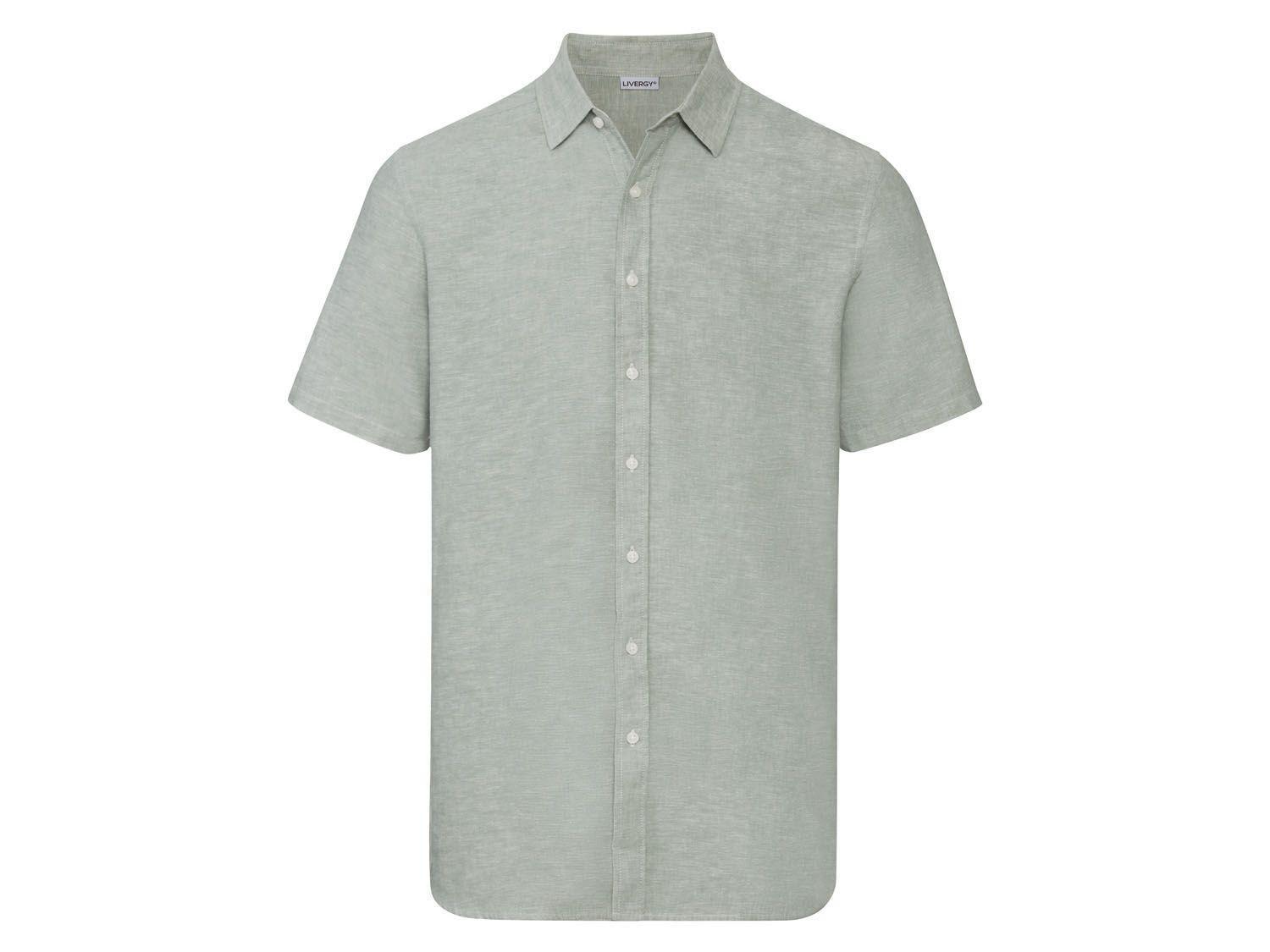 Мужское льняное поло Livergy размер L 52/54 (0085М0005)