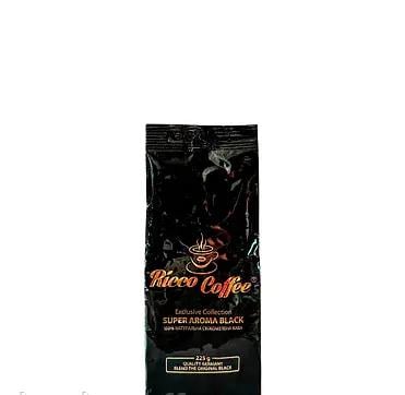 Кава в зернах Ricco Coffee Super Aroma Black 60/40% 225 г (21174372) - фото 2