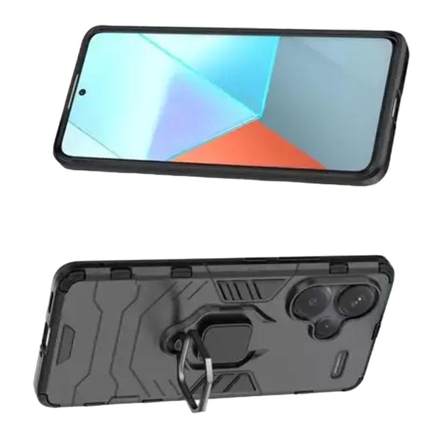 Чехол бампер Primolux Ring Armor для Xiaomi Redmi Note 13 Pro Plus 5G - Black - фото 3