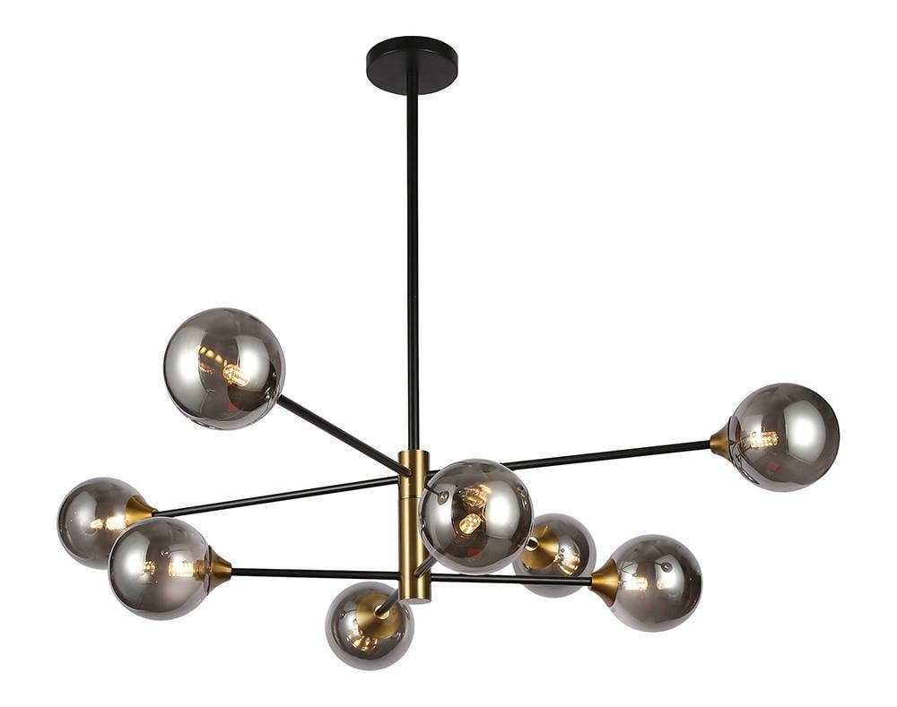 Люстра 752L7910-8 BK+BK (2422747155)