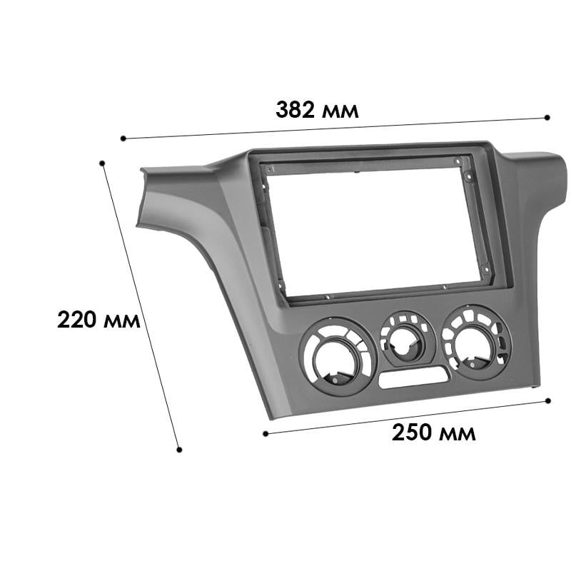 Перехідна рамка Mitsubishi Outlander 2003-2006 (7091) 9" - фото 4