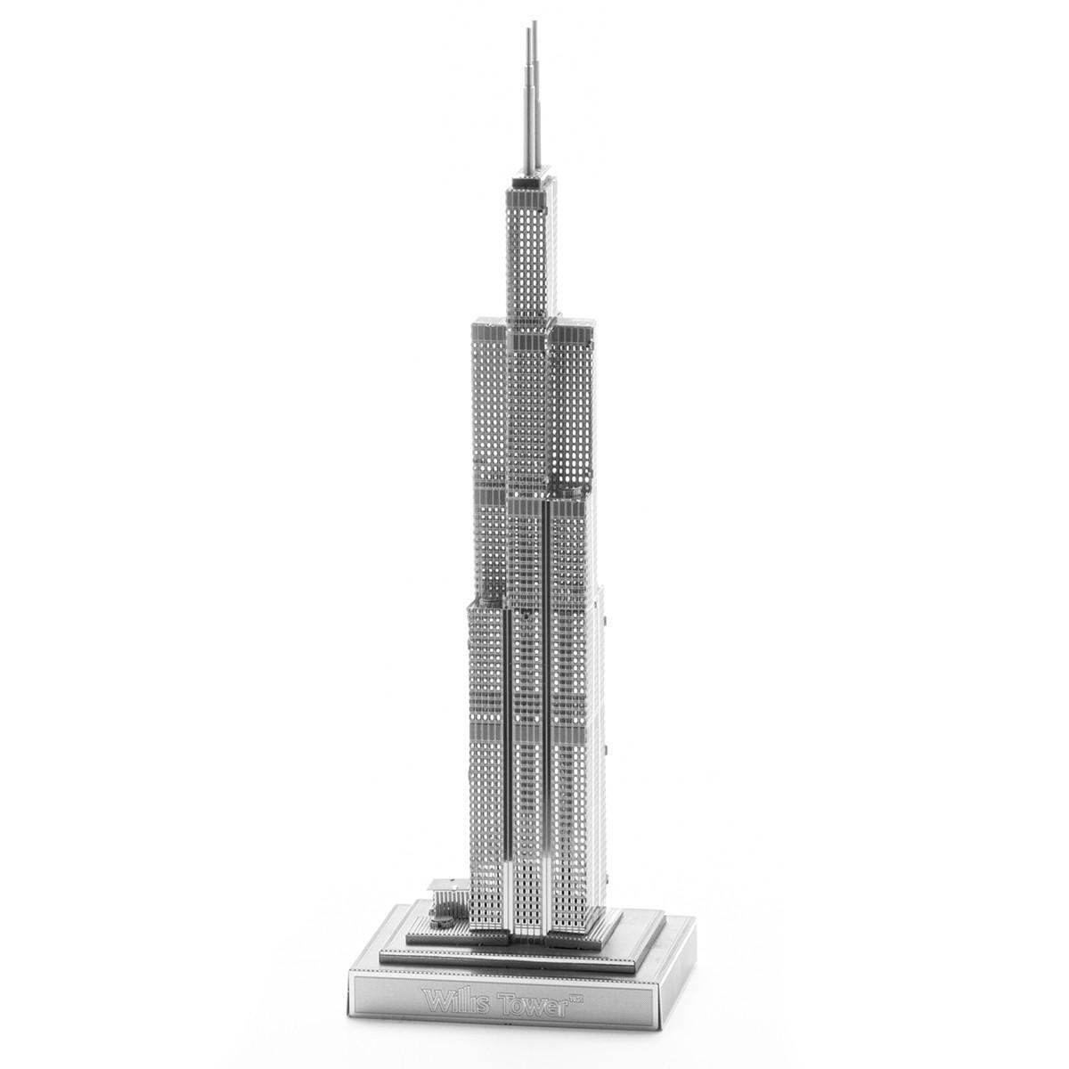 Конструктор металлический 3D Metal Earth Iconx Sears Willis Tower ICX013 (76938338) - фото 3