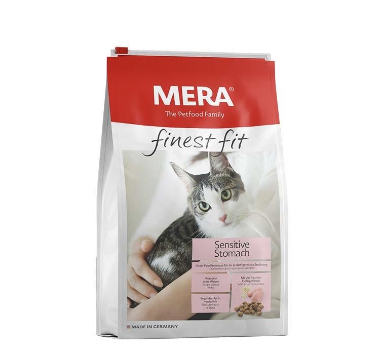 Корм сухой Mera Finest Sensitive Stomach Cat с птицей рисом и ромашкой для взрослых кошек с чувствительным пищеварением 15 кг (341281)